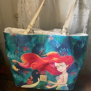 Disney Dooney and bourke Ariel little mermaid tote